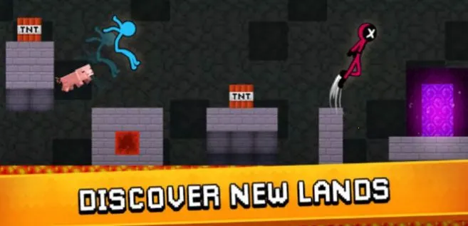 火柴人跳跑(冒险解谜游戏) 火柴人跳跑(冒险解谜游戏)