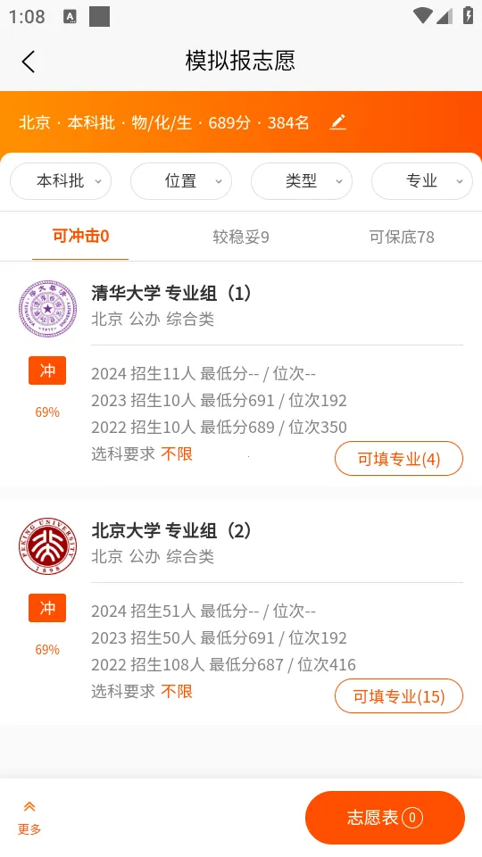 高考志愿2025最新版本 高考志愿2025最新版本