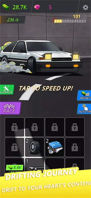 放置漂移(赛车漂移游戏) 放置漂移(赛车漂移游戏)