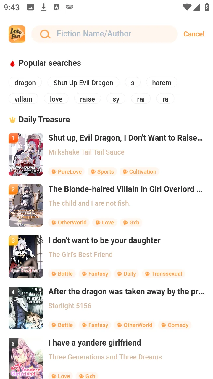 LoloBun(��С˵�Ķ�����)v1.0.54 �ֻ����ͼ