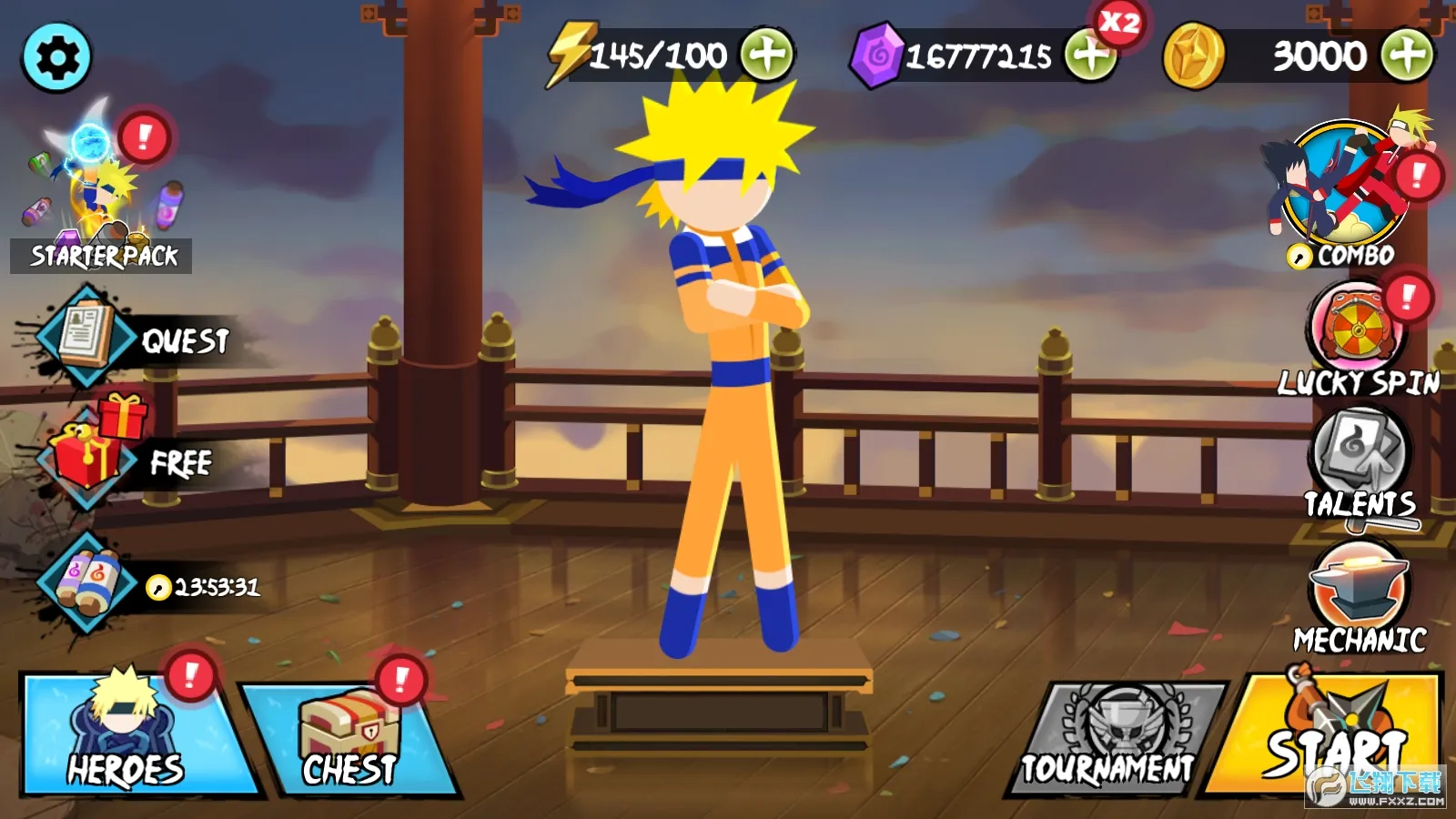 火柴人忍者大战不用实名登录版 火柴人忍者大战不用实名登录版