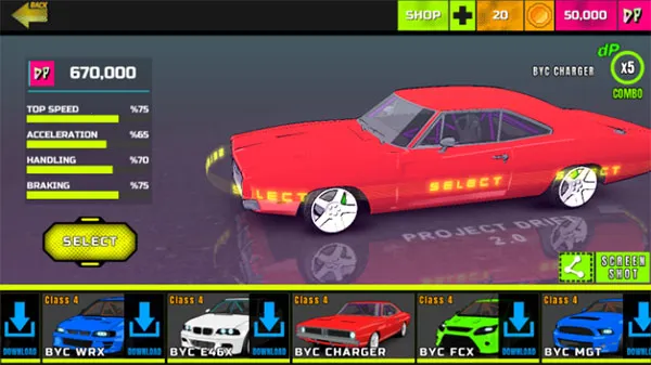 PROJECT DRIFT��ĿƯ����Ϸ��׿���ֻ���v152 �ٷ������ͼ
