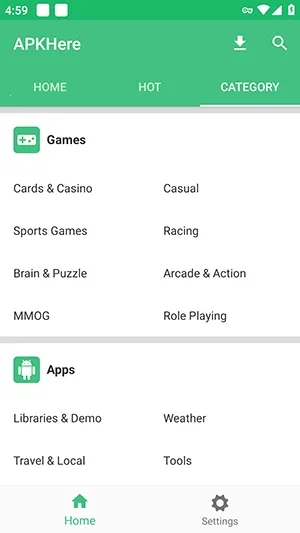 APKHere���İ�v1.1.0 ��Ѱ��ͼ