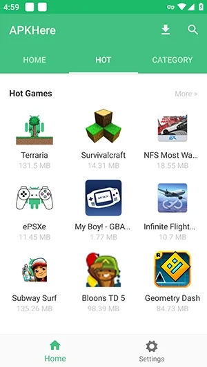 APKHere���İ�v1.1.0 ��Ѱ��ͼ
